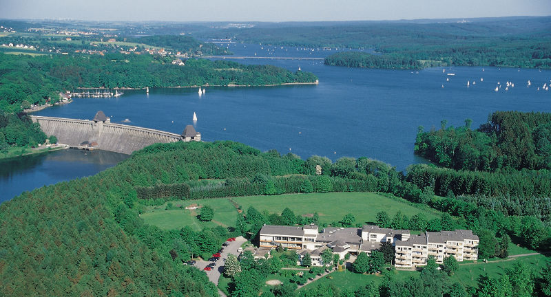 Air photography of the Heinrich-Lübke-Haus